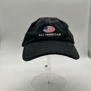 Ashworth Hat Mens OS Black All American Adjustable Trucker Hat‎